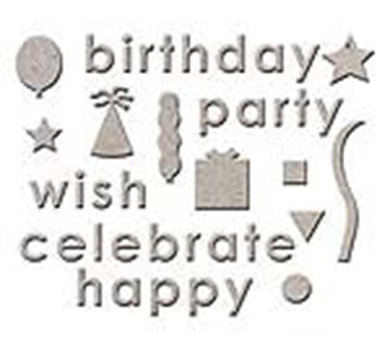 Themed Chipboard Sets - Birthday