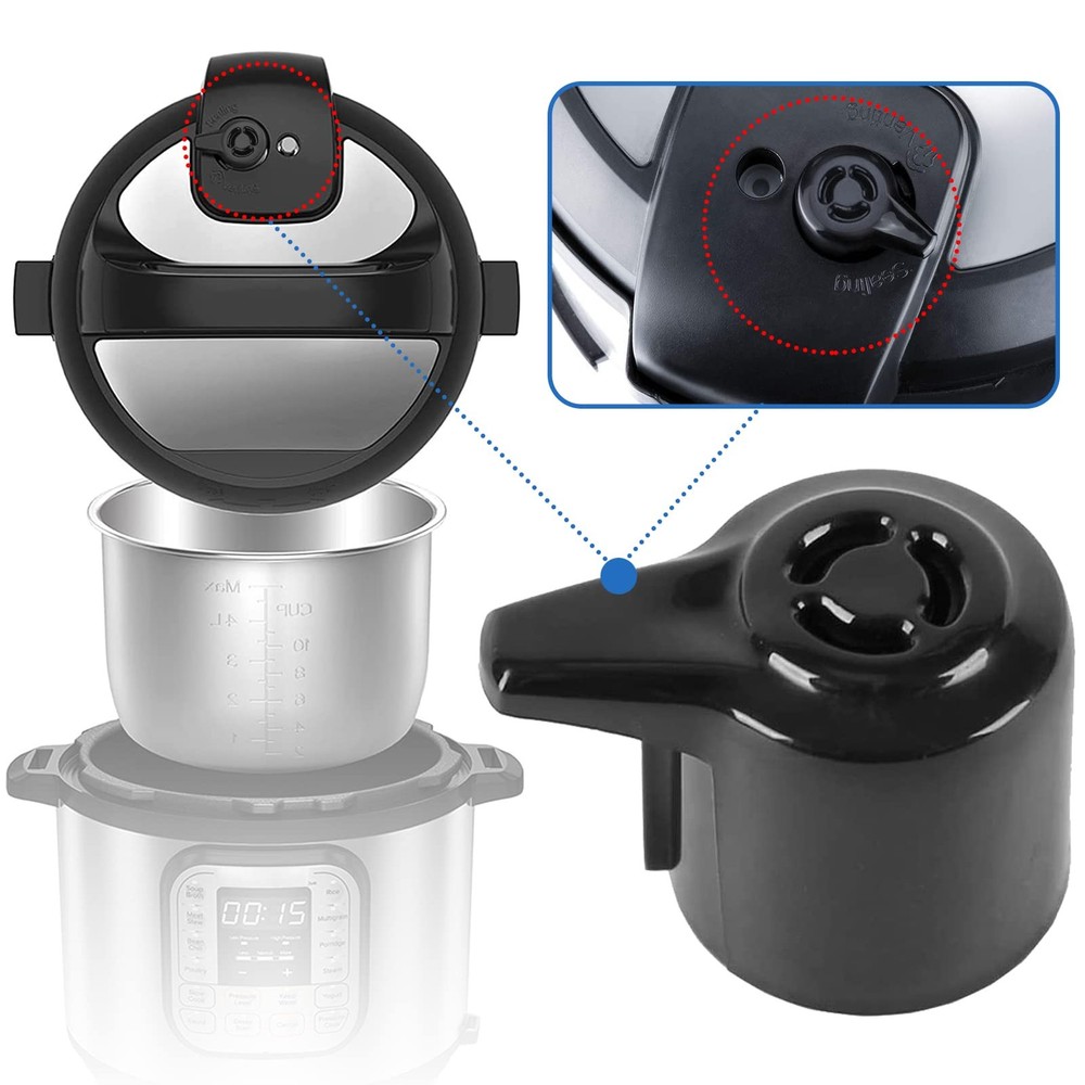 Steam Release Handle Valve for Instant Pot 3, 5, 6, 8