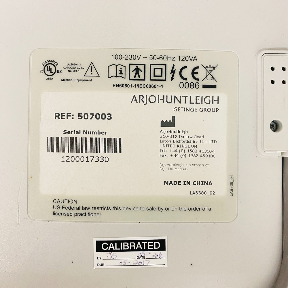 ArjoHuntleigh Flowtron Universal DVT Compression Pump REF 507003