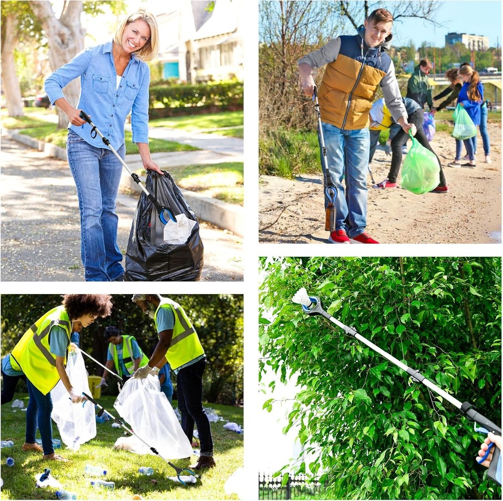 43" Foldable Grabber Tool - Extra Long Reaching Aid for Easy Pickup