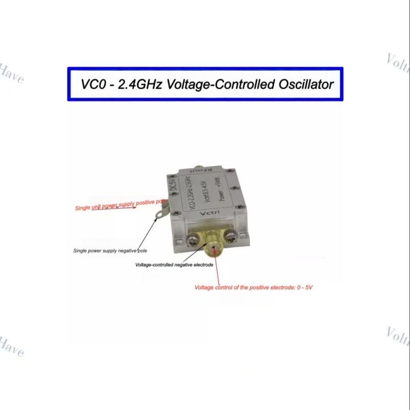 VCO-2.4GHz Voltage Controlled Oscillator Cavity Version 15dbm Output RF Module
