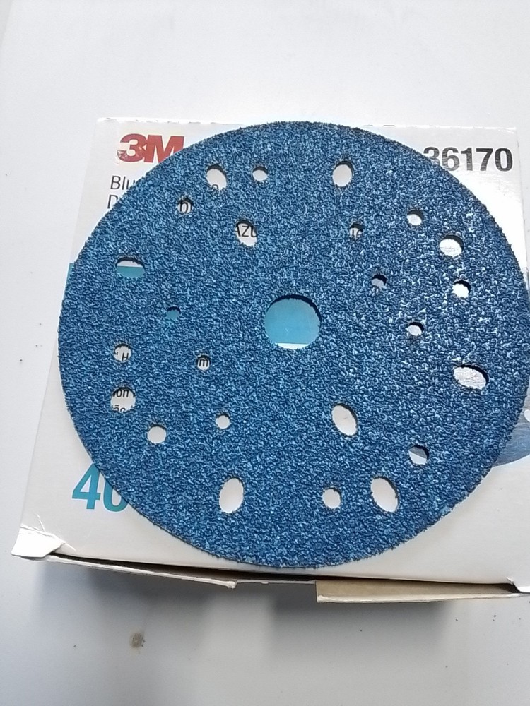 3M 36170 Multi-Hole Hook & Loop 40 Grit 6 in. Sanding Disc (50/Pack)