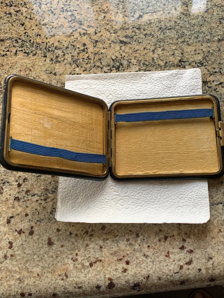 WW 2 Era Pilot Leather Cigarette Case