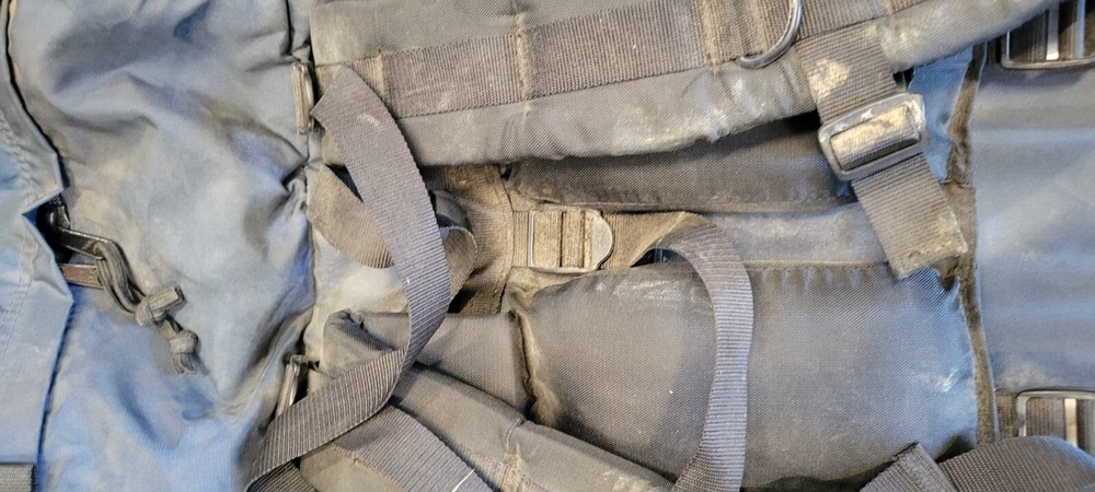 Camp Trails Gray/Black Internal Frame Backpack Padded Adjustable Nylon