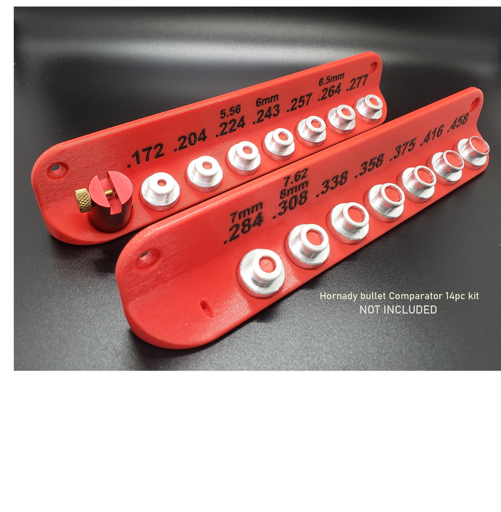 Hornady bullet Comparator Lock N Load  14pc kit Wall Mount.