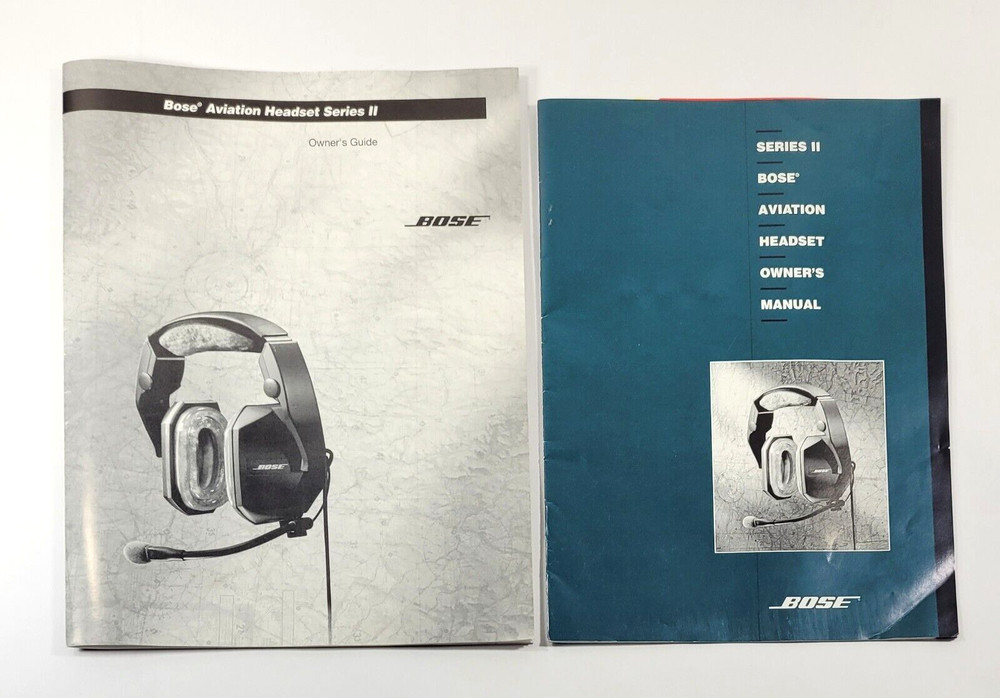 Bose Aviation Headset Series II Manual & Owner's Guide
