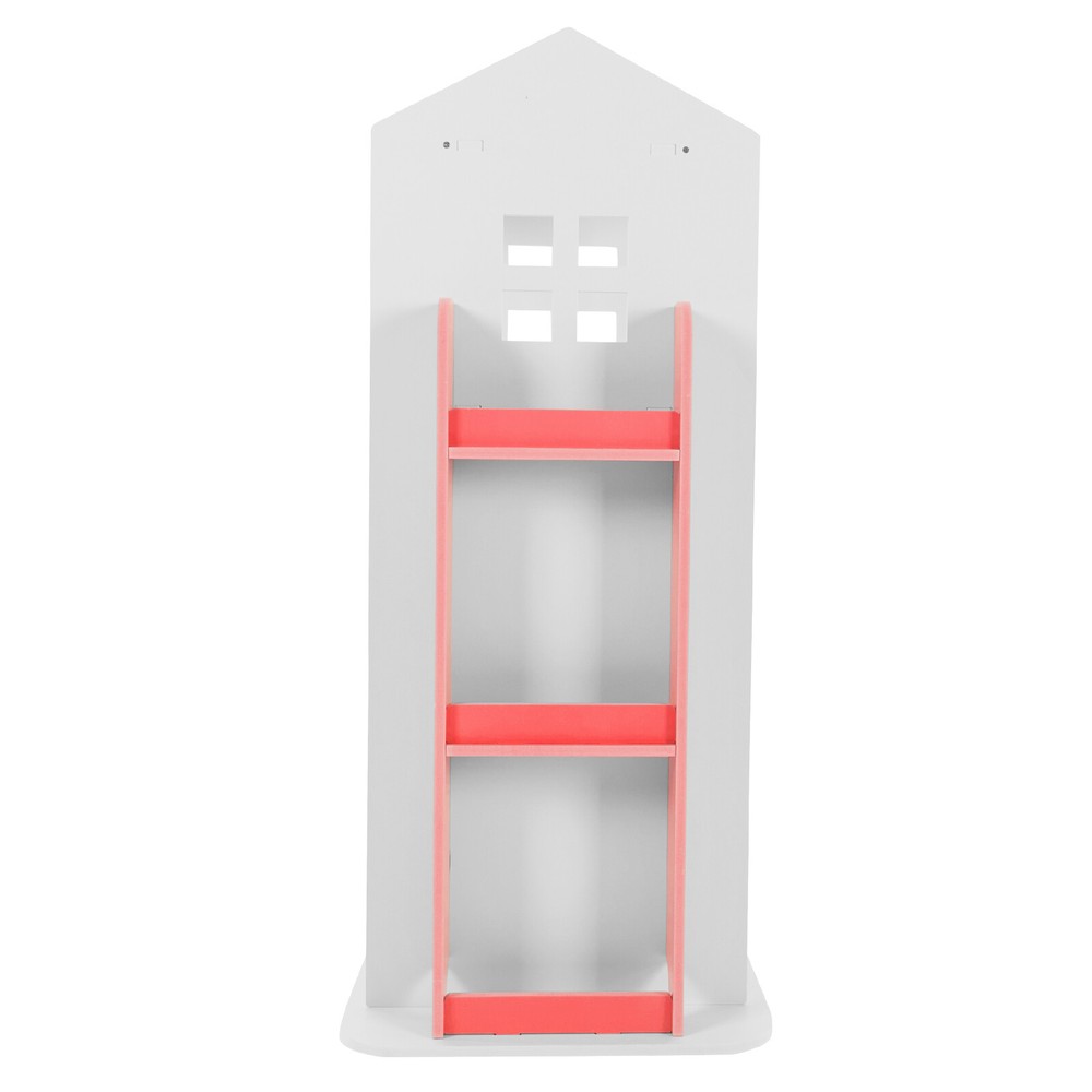 4-Tier Rotating Bookshelf with 360° Access - Sturdy Storage Solution