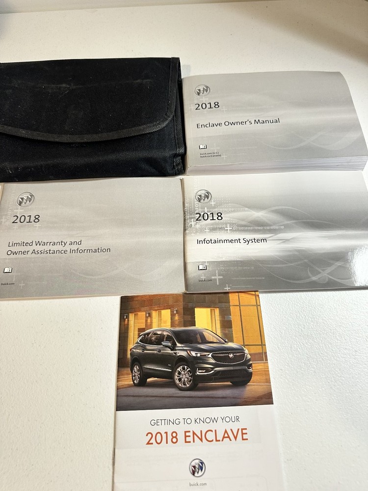 2018 Buick Enclave Owner's Manual Set