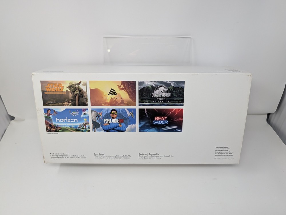 Open Box, Oculus Quest 2 Virtual Reality Headset 128GB, Includes Controllers