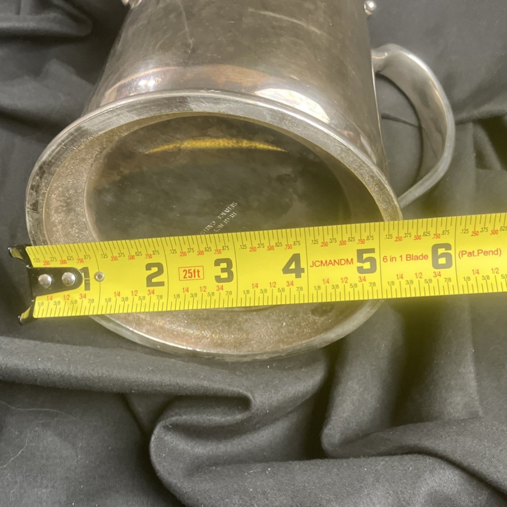 Ally’s Regency Service Carts Silverplate Pitcher Jug 9.5" Tall