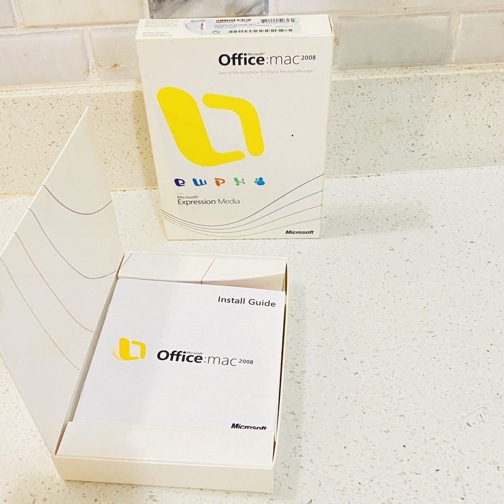 Microsoft Office: mac 2008 Microsoft Expression Media Japanese w/ Product Keys