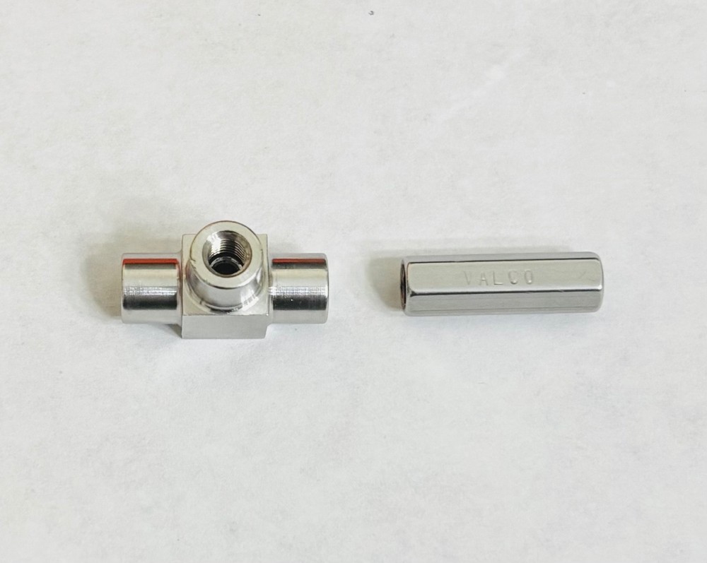 Valco HPLC Two-Way Union and 3-Way Tee