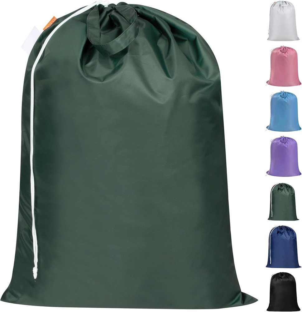 Extra Heavy Duty Large Laundry Bag with Sturdy Handles and Drawstring Closure, 2