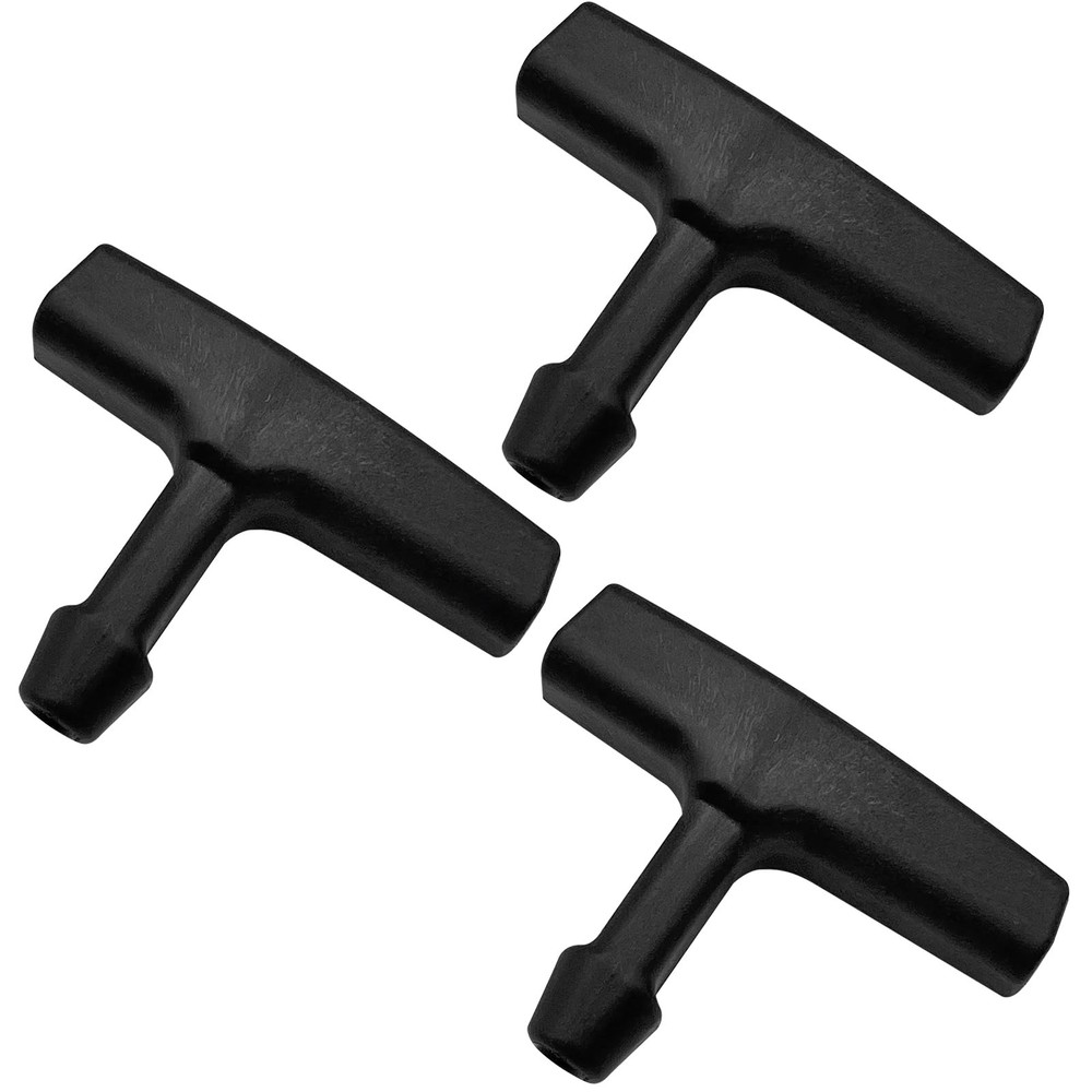 RayTour Replacement Recoil Starter Pull Handle fits for 3 Handles, black
