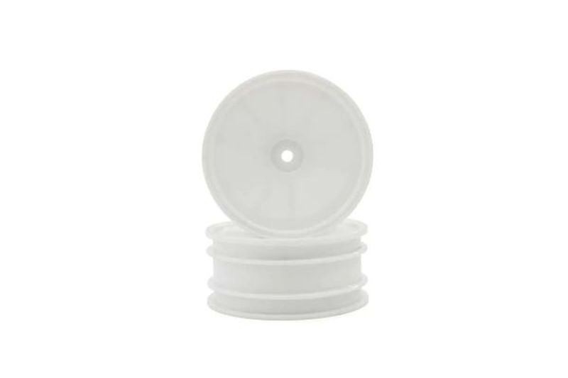 Kyosho - 2.2 Dish Wheel (Front/White/2pcs)