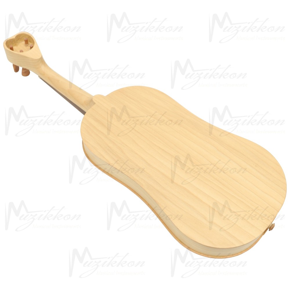 Muzikkon Medieval Fiddle, 4 String Maple Finish