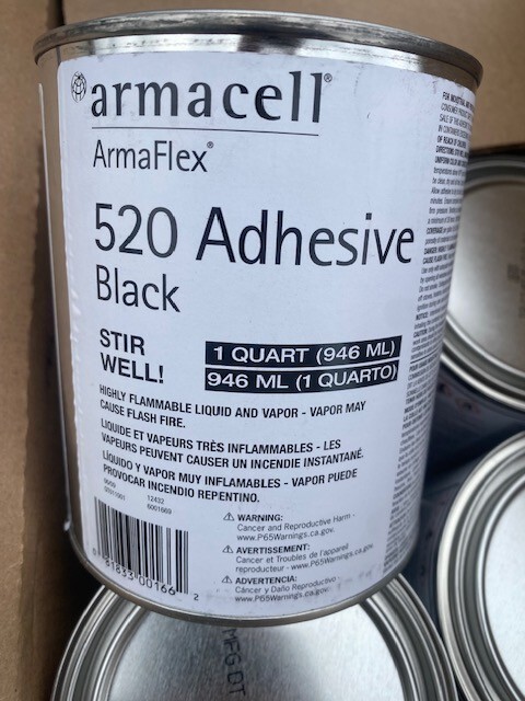 ARMACELL 520 ADHESIVE BLACK ADH520-ARMA  (1 QUART)