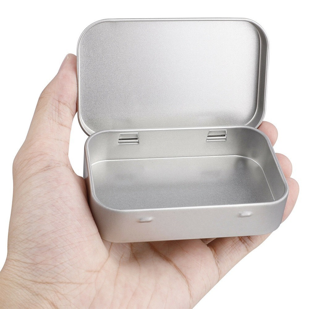 New Metal Box Storage Boxes for MINI Candles Practical Set Small Container