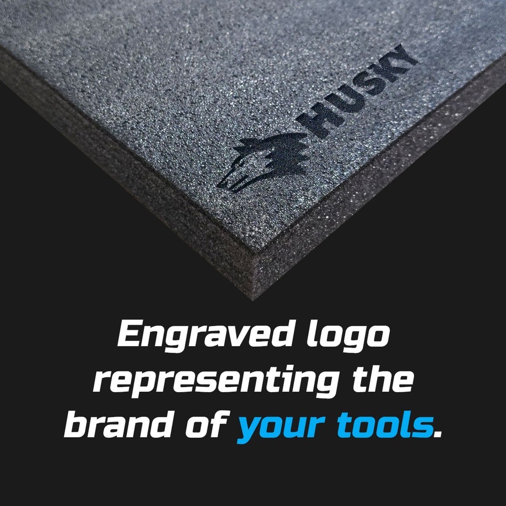 HUSKY DARK shadow foam tool tray insert storage organizer toolbox tool kit set