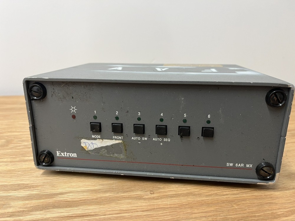Untested Extron SW 6AR MX