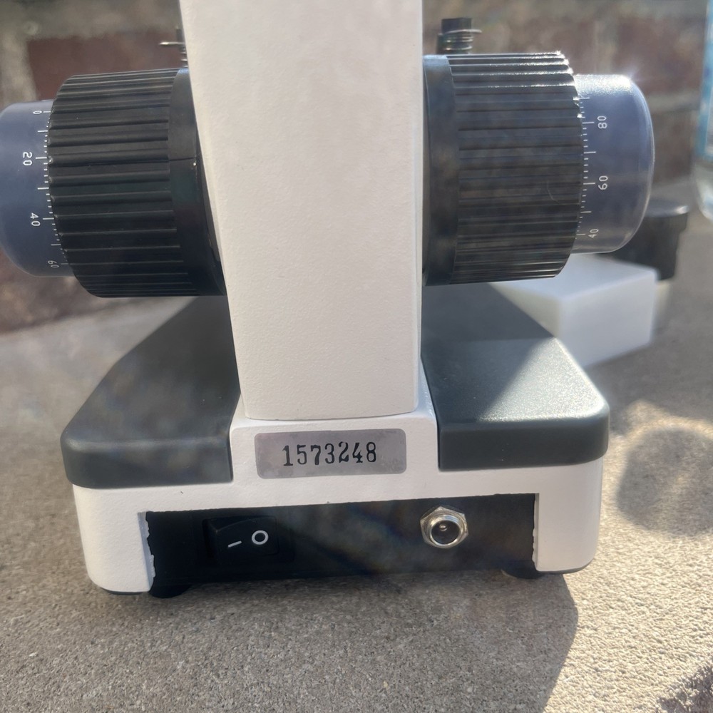 Am Scope Microscope With Case Of Starter Slides