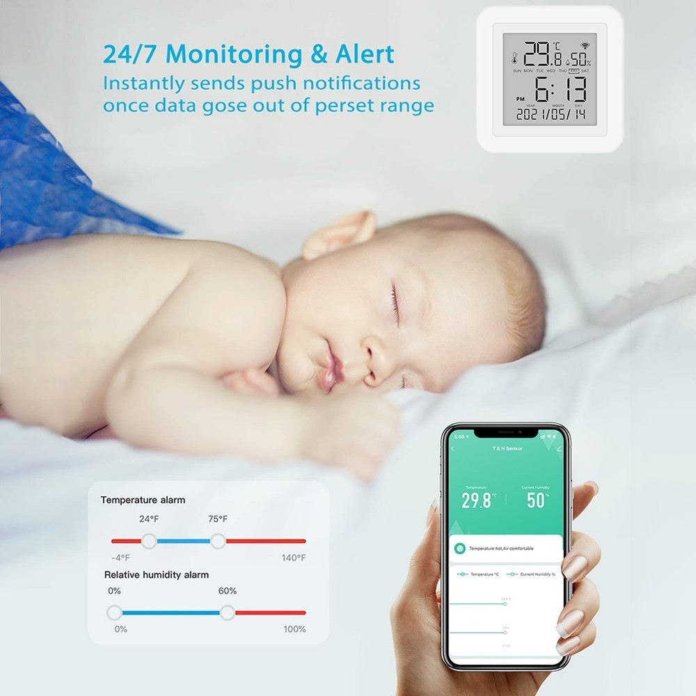 Indoor WiFi Sensor with User Friendly App Interface for Monitoring Data