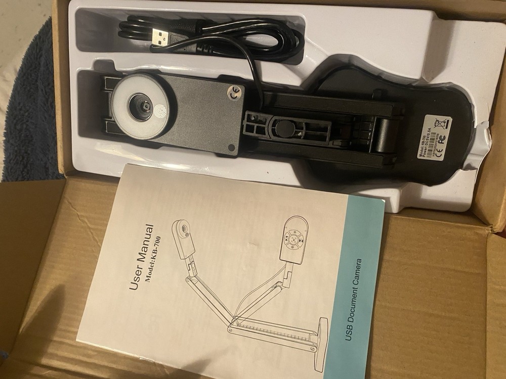 THUSTAR 8MP Document Camera & Webcam 4K with Dual Microphones, USB Visualiser A3