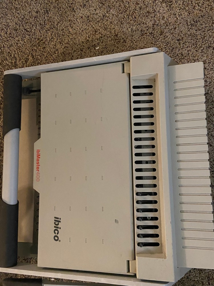 💧 IBICO ibiMASTER 400 COMB BINDING MACHINE WORKS EUC - FL