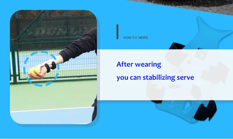 Tennis Ball Machine Practice Serve Training Tool Self-study Wrist Posture Padel