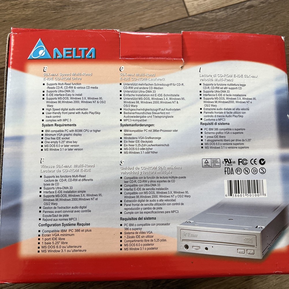 Delta 50X Max Internal CD-Rom Drive cdu611