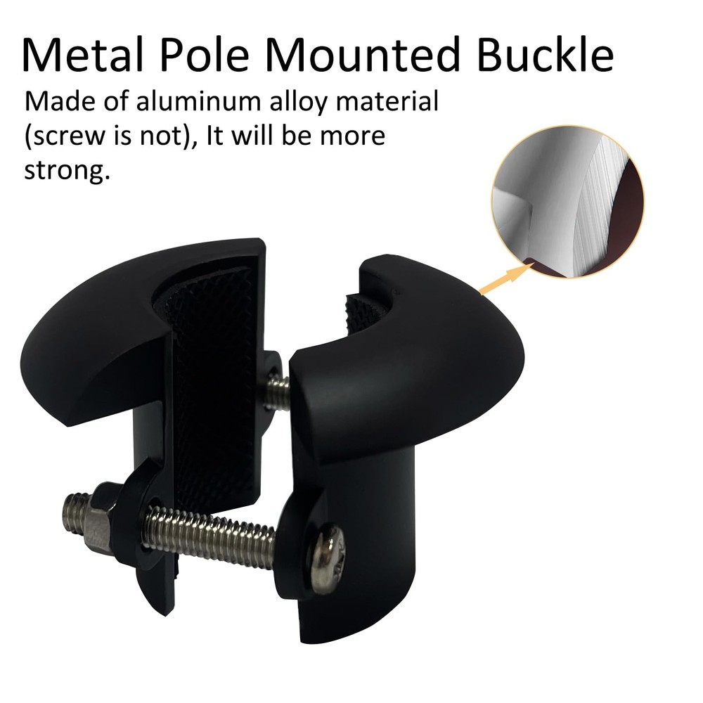 Metle Squirrel Baffle Buckle,Squirrel Baffle Accessory,Pole Mounted Buckle St...
