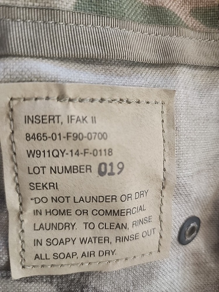 US Military Surplus OCO IFAK II POUCH & INSERT