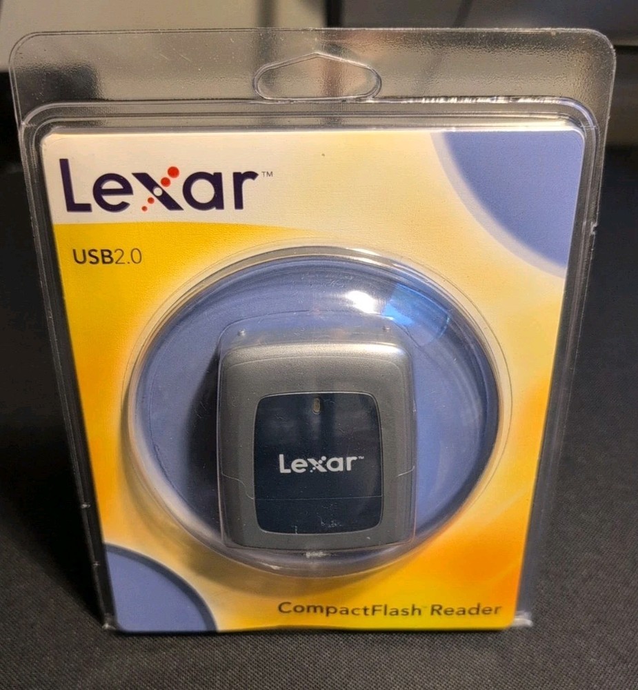 Lexar USB 2.0 Compact Flash Reader RW020-001 CompactFlash New In Package