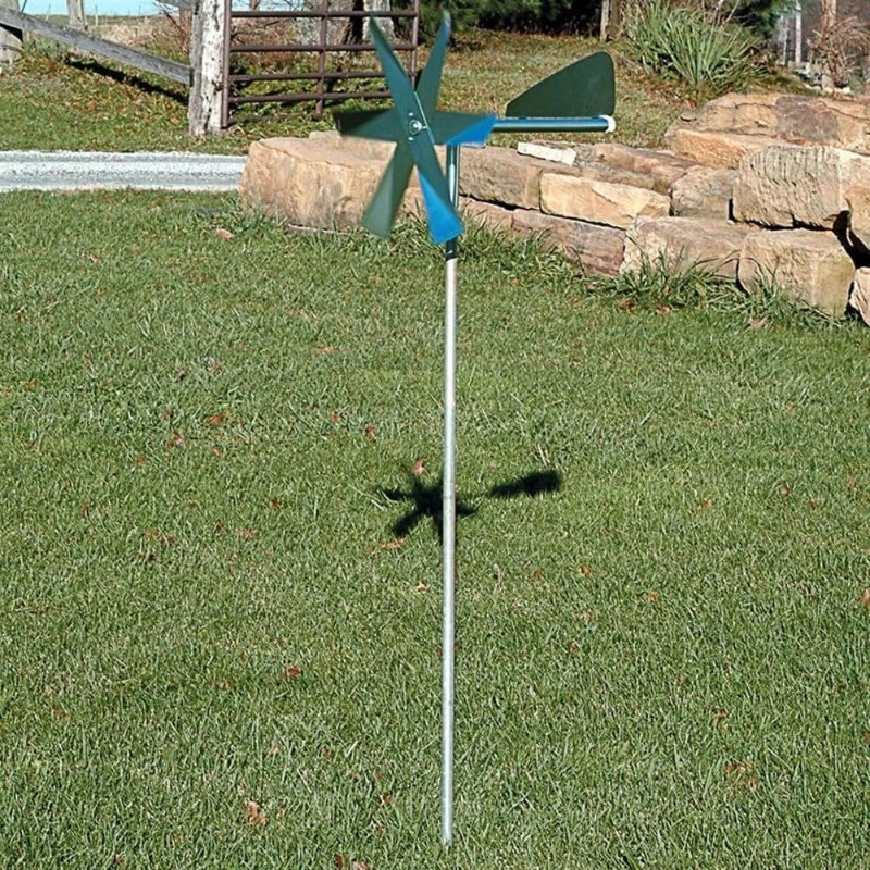 Lehman's Mole Chasing Humane Deterrent Windmill Covers20000Feet Using Vibrations