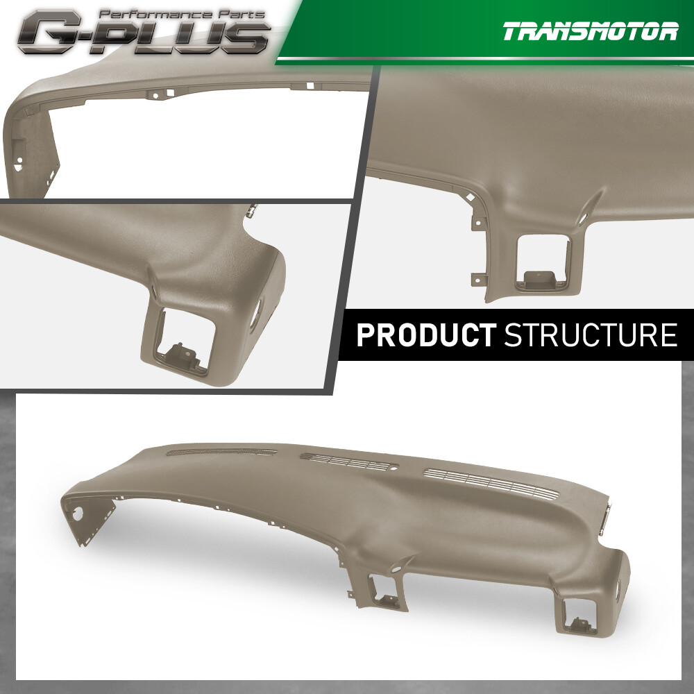 Dash Pad Dash Cap Panel Dashboard Fit For Silverado Sierra 1999-2006 Light Tan