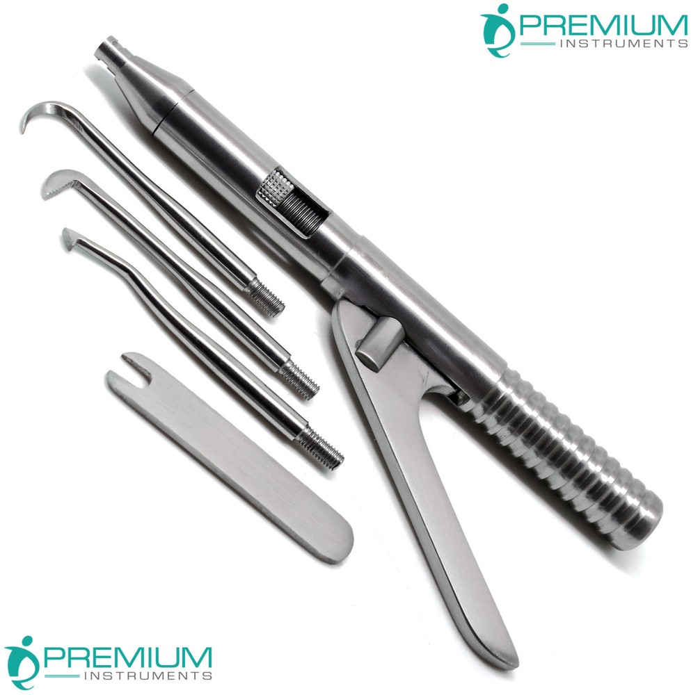 Automatic Crown Remover Attachable 3 Points & 1 Wrench Dental Orthodontics Set
