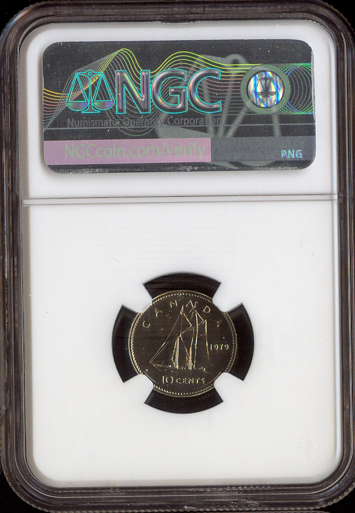 1979 Canada 10 Cents 10C NGC MS67 MAC - Quality