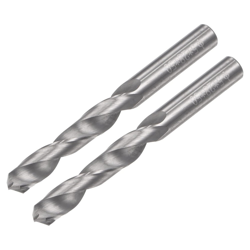 Solid Carbide Drill Bits, 5Mm C2/K20 Tungsten Carbide Jobber Drill Bits Straight