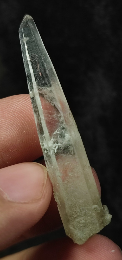 Lemurian  Quartz  Crystal With Unique Growth & Nice Terminations-Pak.