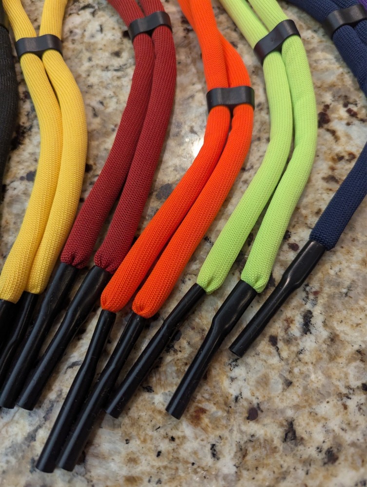 Floating Sunglass Straps Foam Adjustable 8 Pack Multicolor