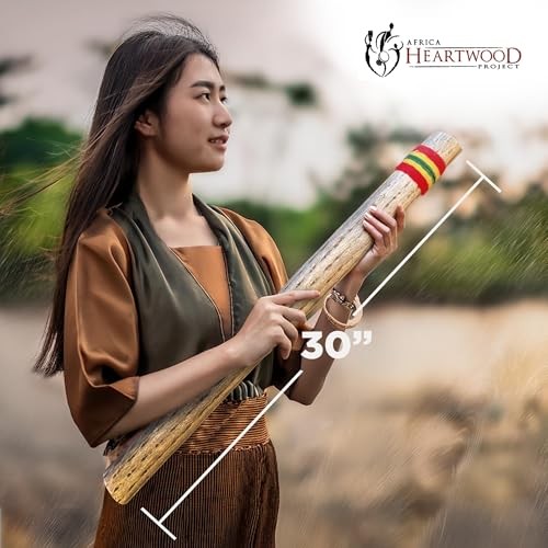 30" Cactus Rainstick from Chile - Authentic Handcrafted Rain Stick Various