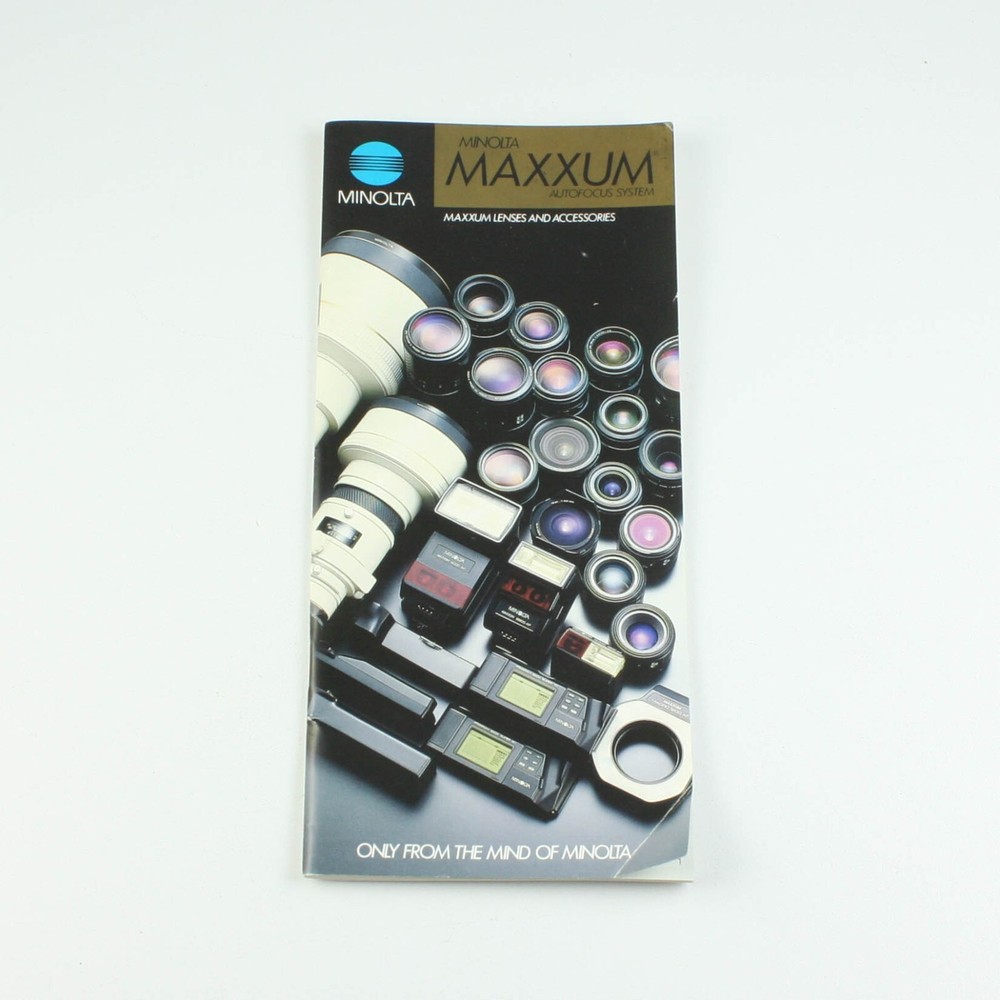 Minolta Maxxum Lenses & Accessories Brochure