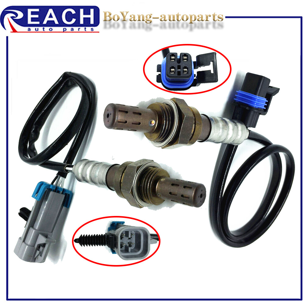 2PCS Oxygen O2 Sensor Upstream+Downstream For 2002-2004 Buick Rendezvous 3.4L V6