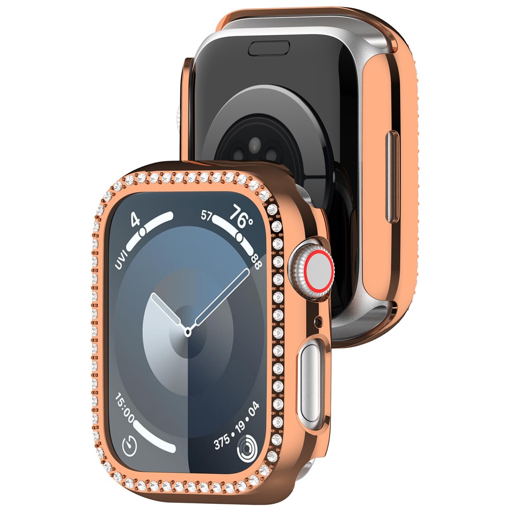 Protective Case Cover Electroplated Skeleton Case for iPhone Watch 9 Watch