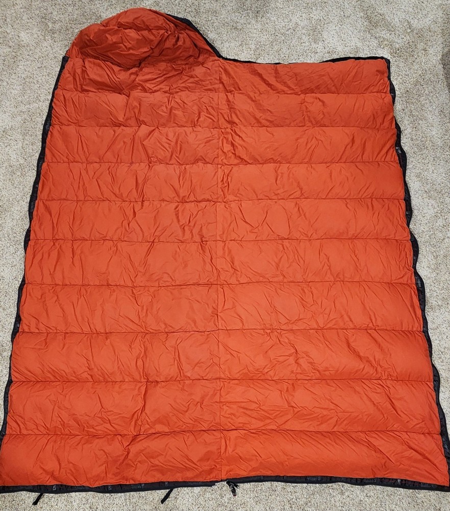 Alpine Designs Down Rectangular Hooded Sleeping Mummy Bag