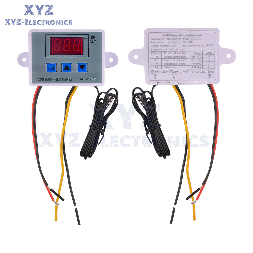 XH-W3002 NTC Digital LED Temperature Controller Thermostat Control Switch