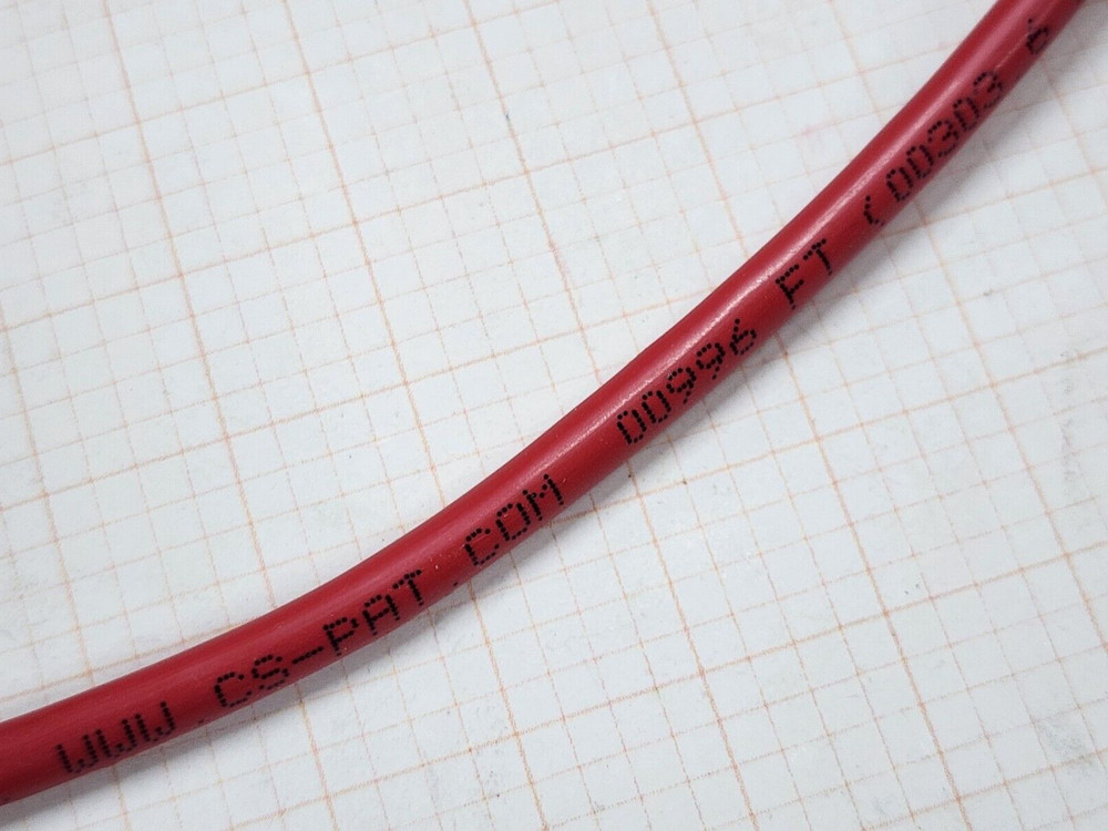 Commscope CS24P 24/4P Cat5E U/UTP WebTrak Plenum Network Cable CMP Red /100ft