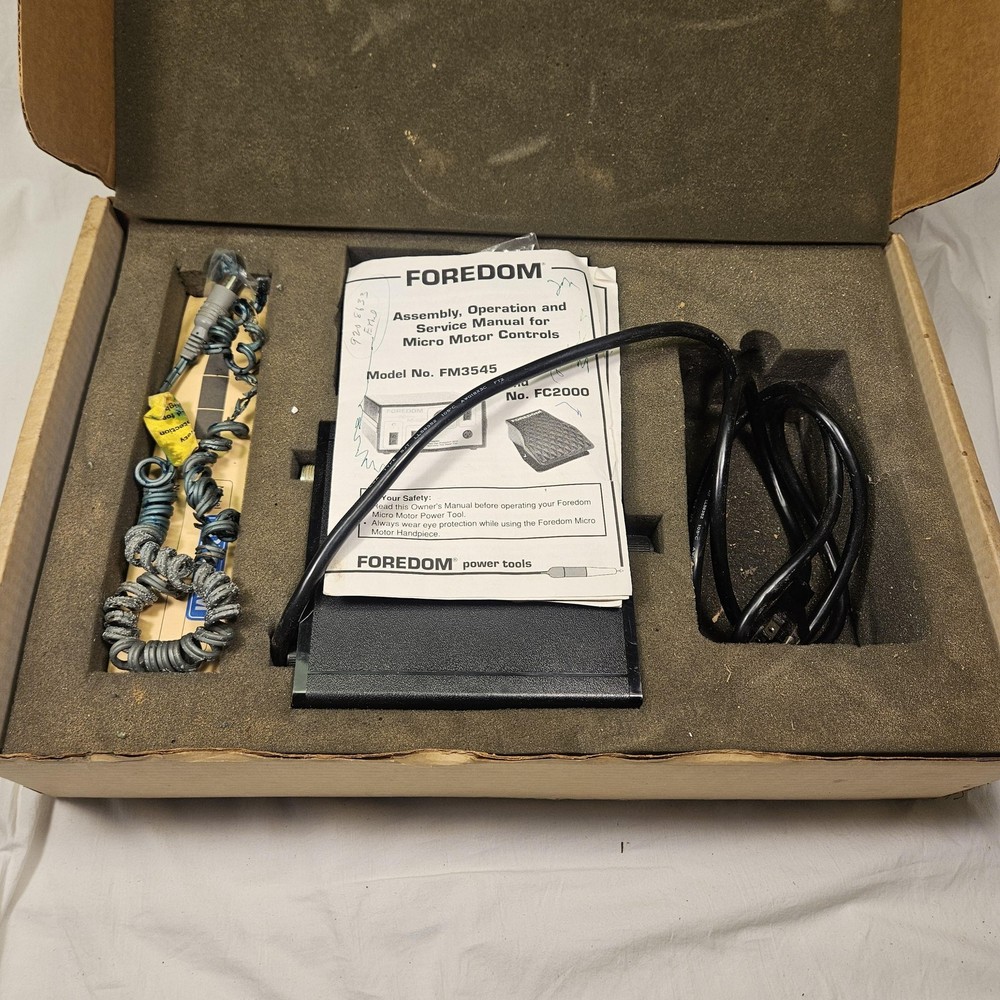 Working (SEE DETAILS) Foredom FM3545 Micro Motor Controller MH-135 110V Kit