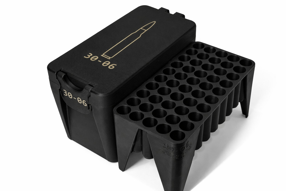 30-06 Springfield Ammo Box – 50 Rounds - Snap Close Storage Box | Fully