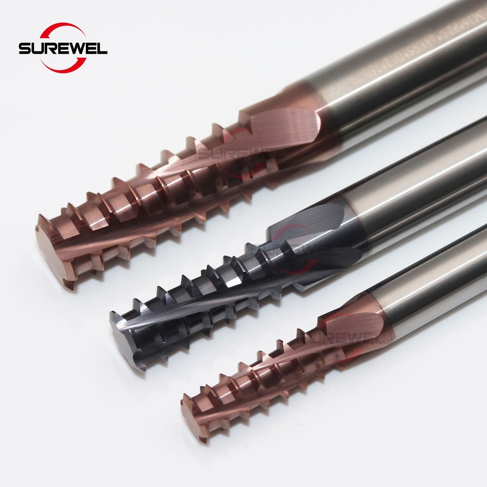 Skip teeth Thread Mill Threading Tool Balzers Coated CNC High-Speed Milling Tool